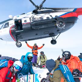 Горнолыжный тур с вертолетными забросками: хели-ски на Камчатке